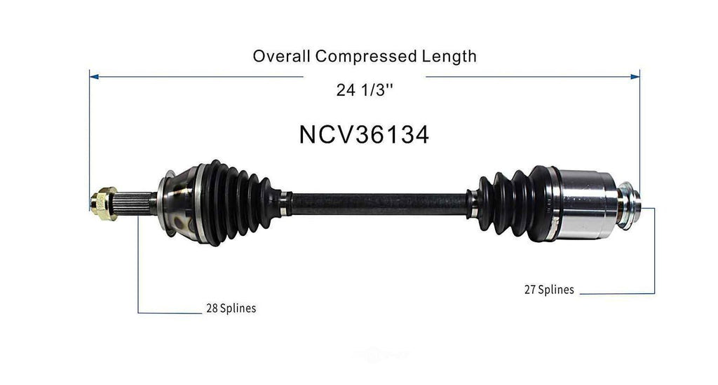 Right New CV Complete Assy   GSP North America   NCV36134