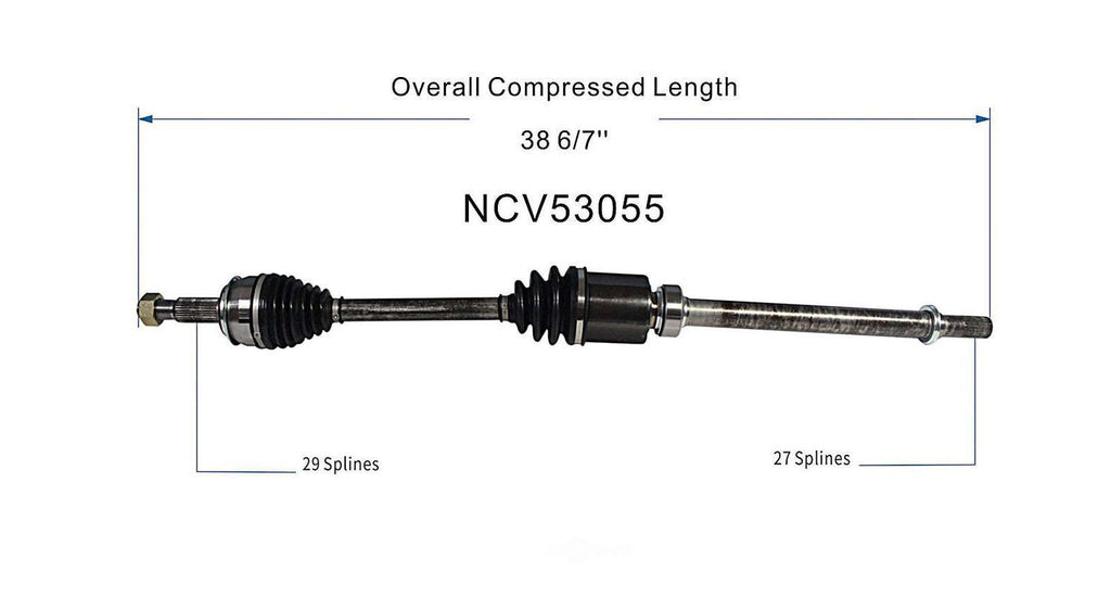 Right New CV Complete Assy   GSP North America   NCV53055