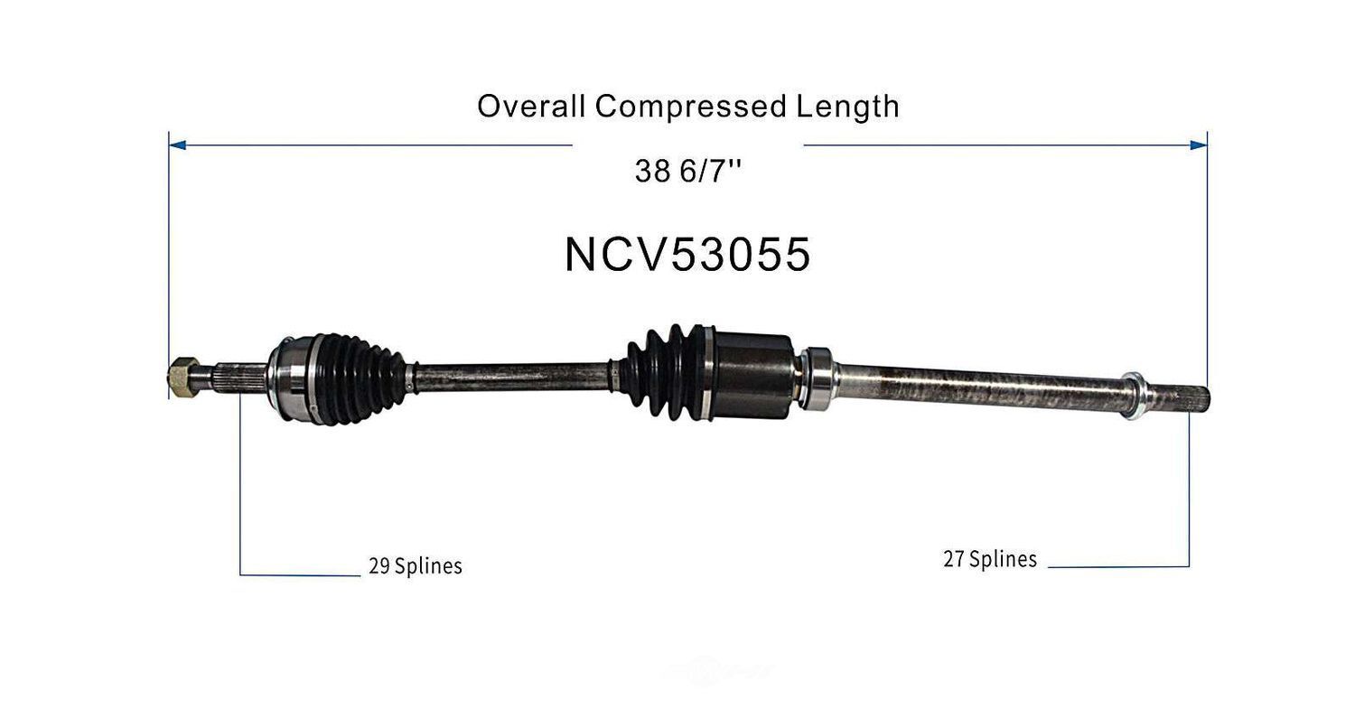 Right New CV Complete Assy   GSP North America   NCV53055