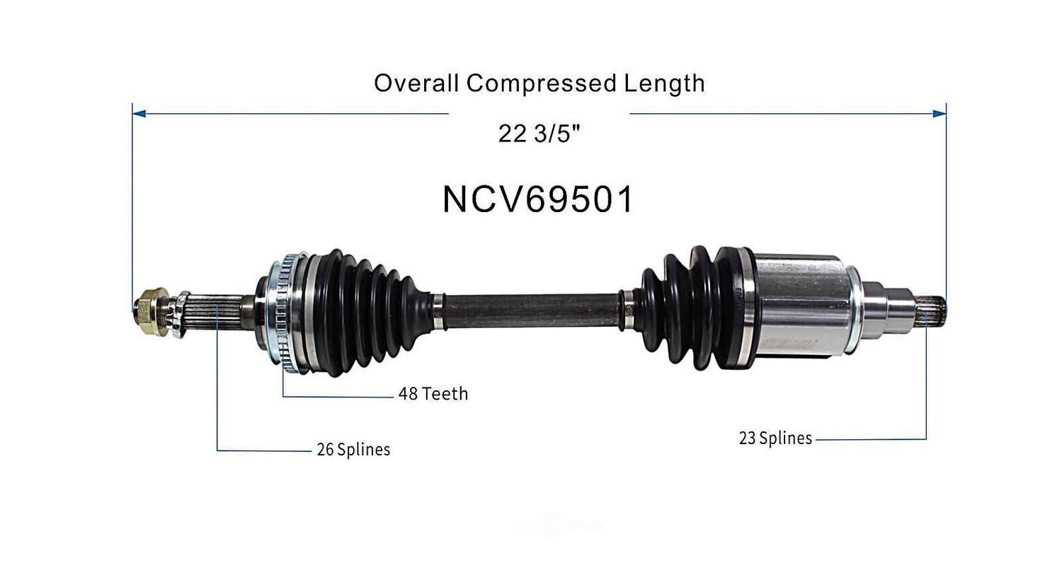 Left New CV Complete Assy   GSP North America   NCV69501