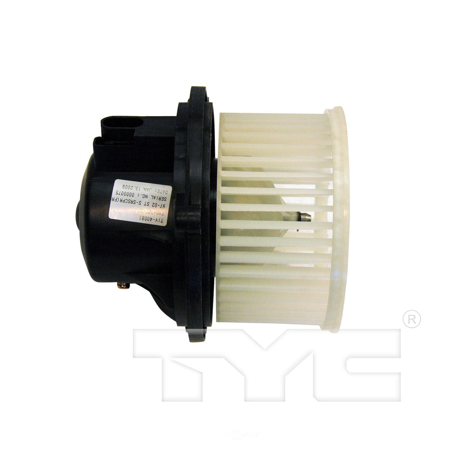 New Blower Mtr w/Wheel  TYC  700078