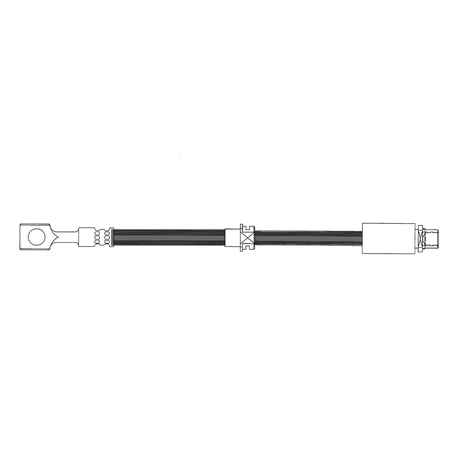 Frt Brake Hose  Centric Parts  150.38007