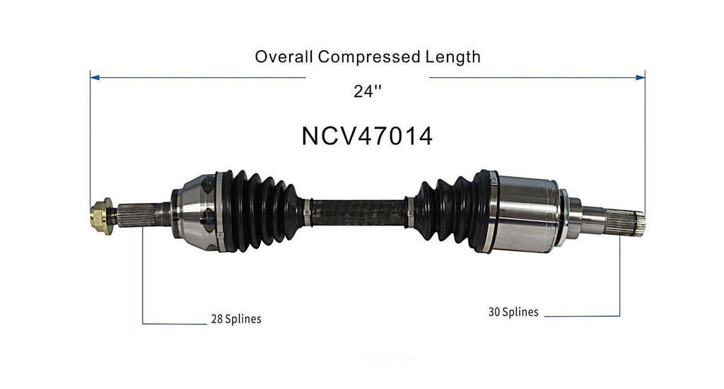 Left New CV Complete Assy   GSP North America   NCV47014