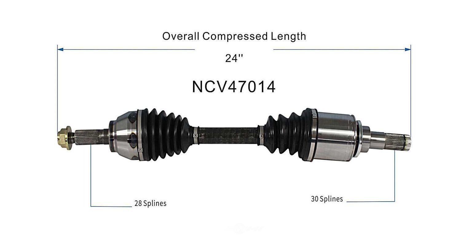Left New CV Complete Assy   GSP North America   NCV47014