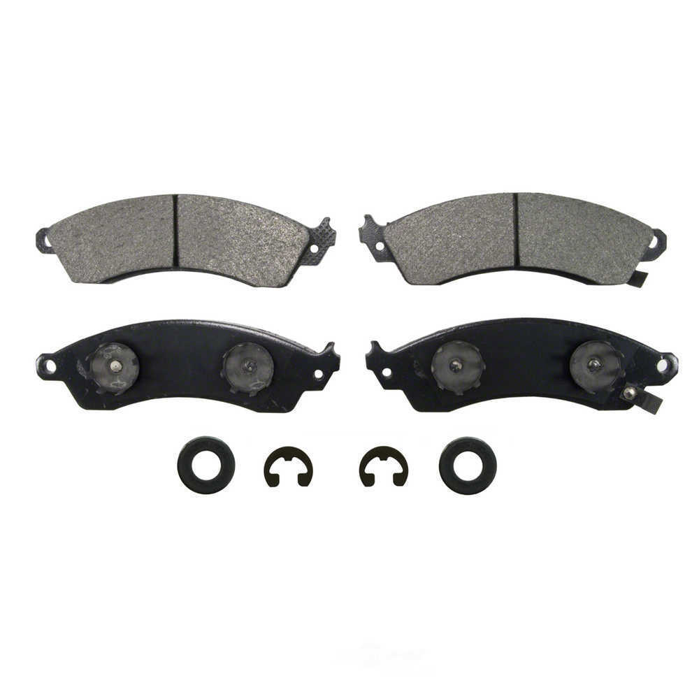Frt Semi-Met Brake Pads  Wagner  ZX412