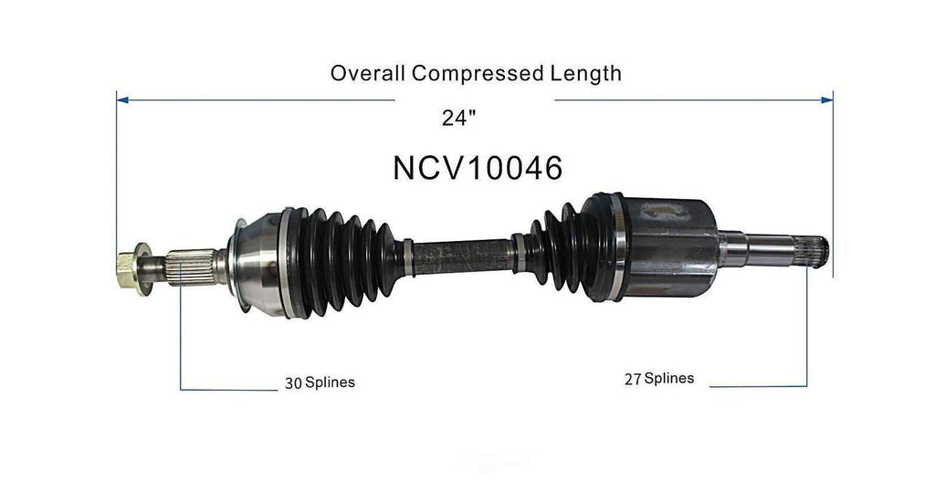 Left New CV Complete Assy   GSP North America   NCV10046