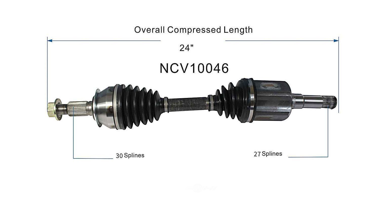 Left New CV Complete Assy   GSP North America   NCV10046