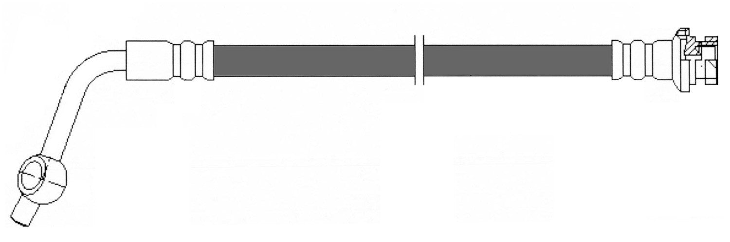 Rr Brake Hose  Centric Parts  150.42433