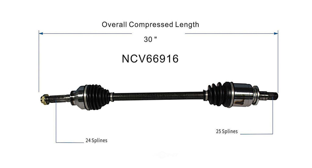 Left New CV Complete Assy   GSP North America   NCV66916