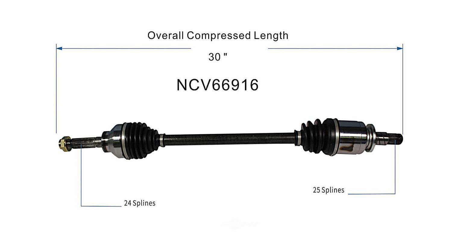 Left New CV Complete Assy   GSP North America   NCV66916