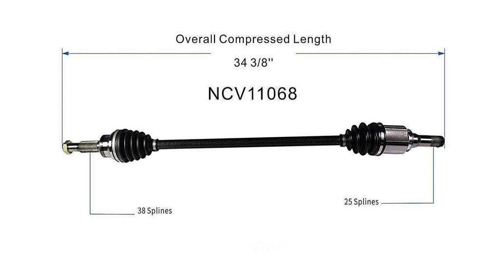 Left New CV Complete Assy   GSP North America   NCV11068