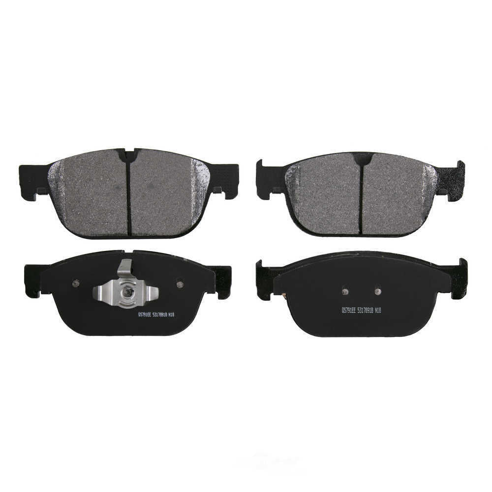 Frt Semi-Met Brake Pads  Wagner  ZX1865