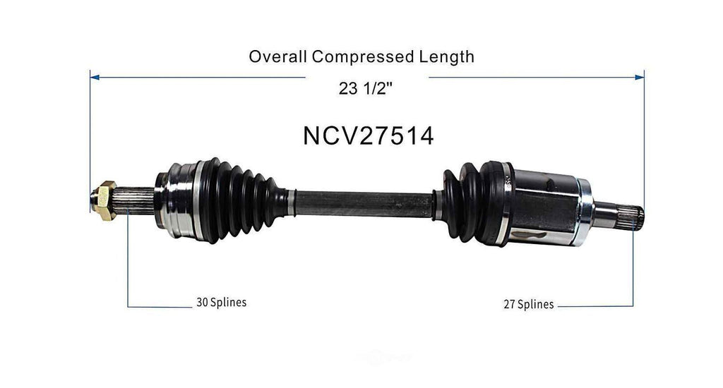 Left New CV Complete Assy   GSP North America   NCV27514
