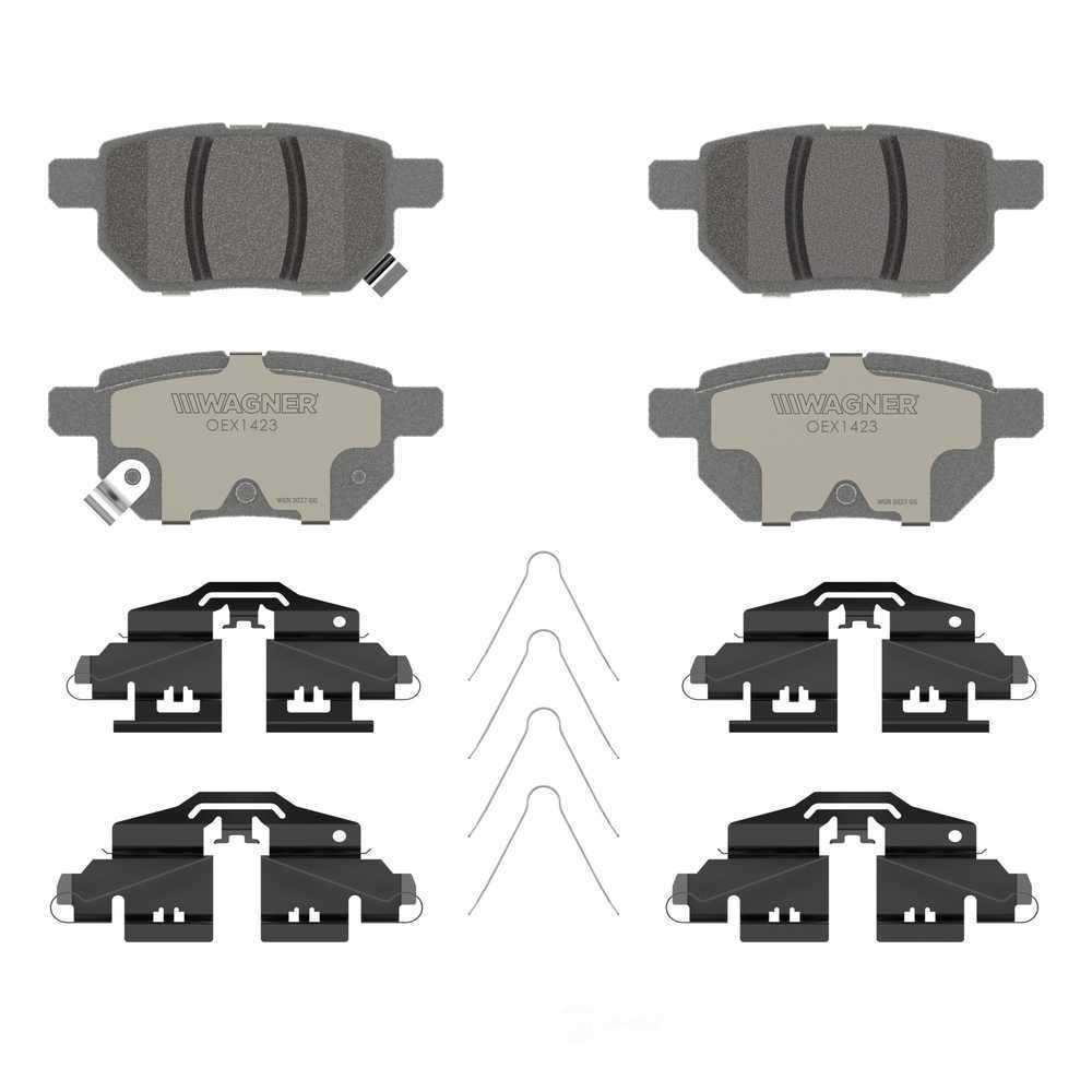 Rr Premium Ceramic Brake Pads  Wagner  OEX1423