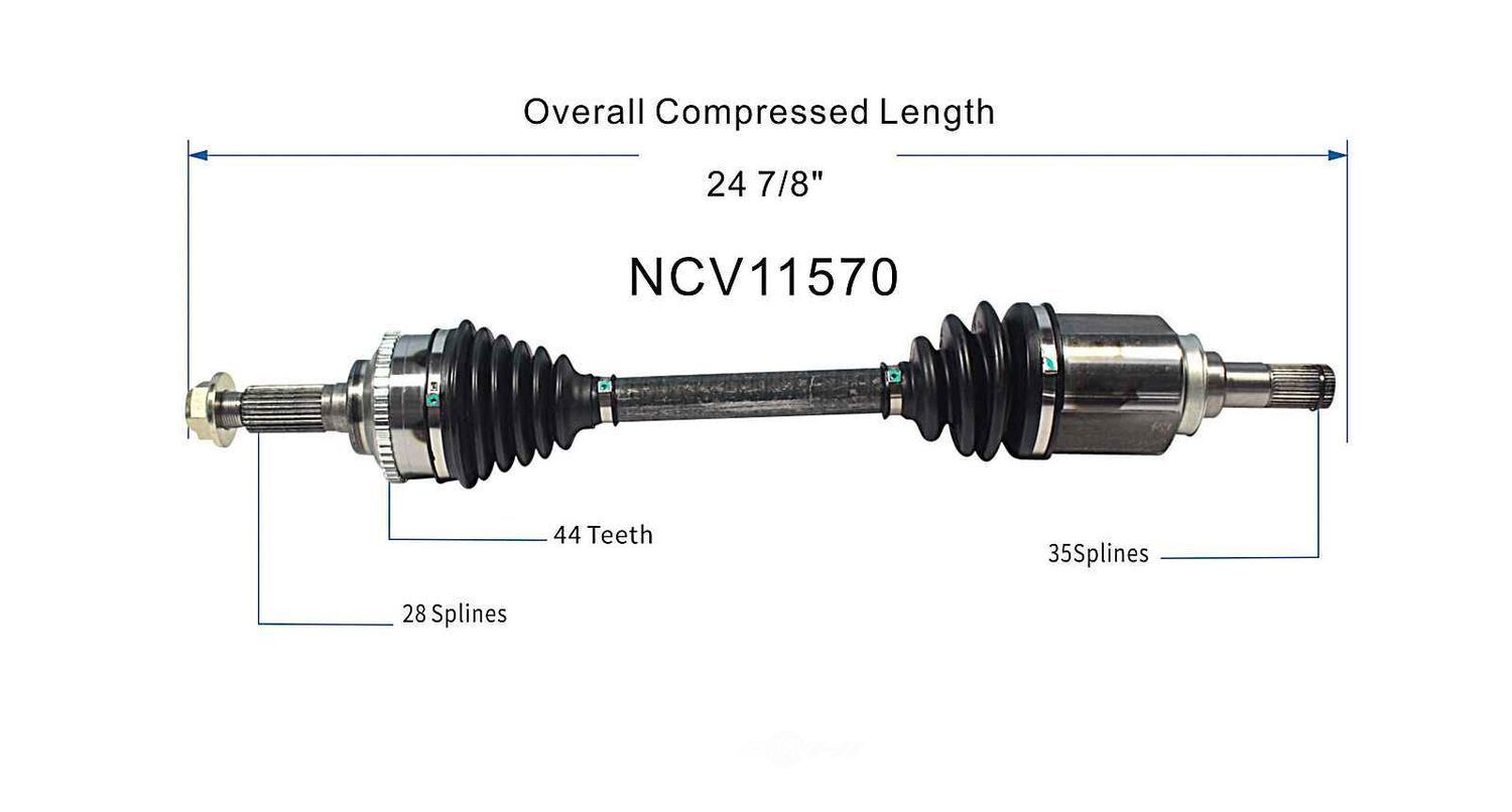 Left New CV Complete Assy   GSP North America   NCV11570