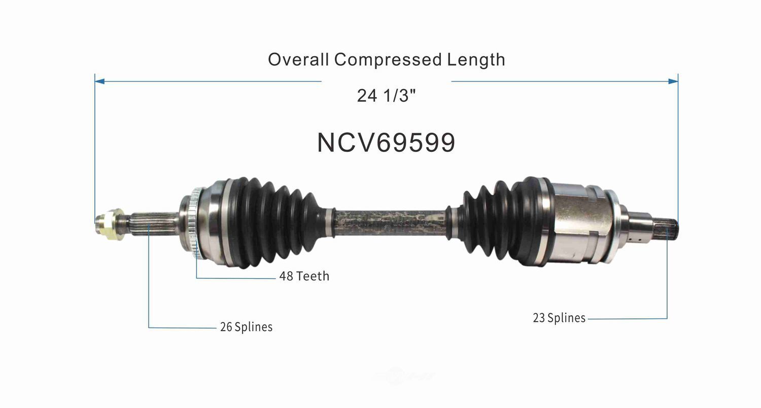 Left New CV Complete Assy   GSP North America   NCV69599