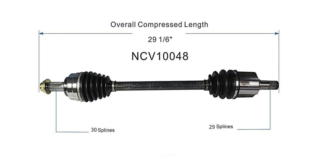 Left New CV Complete Assy   GSP North America   NCV10048