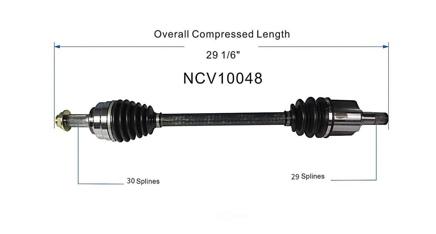 Left New CV Complete Assy   GSP North America   NCV10048