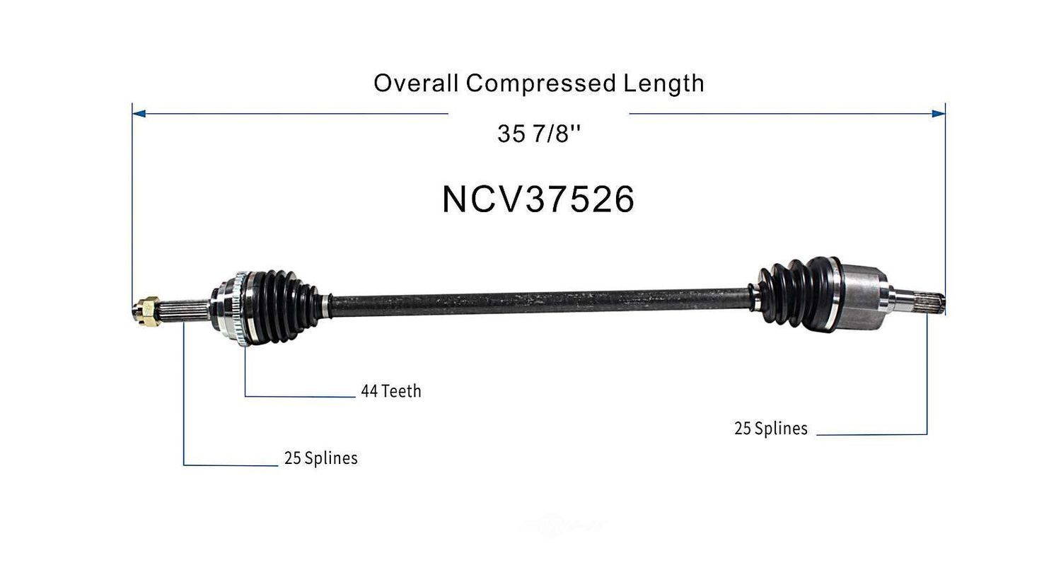 Right New CV Complete Assy   GSP North America   NCV37526