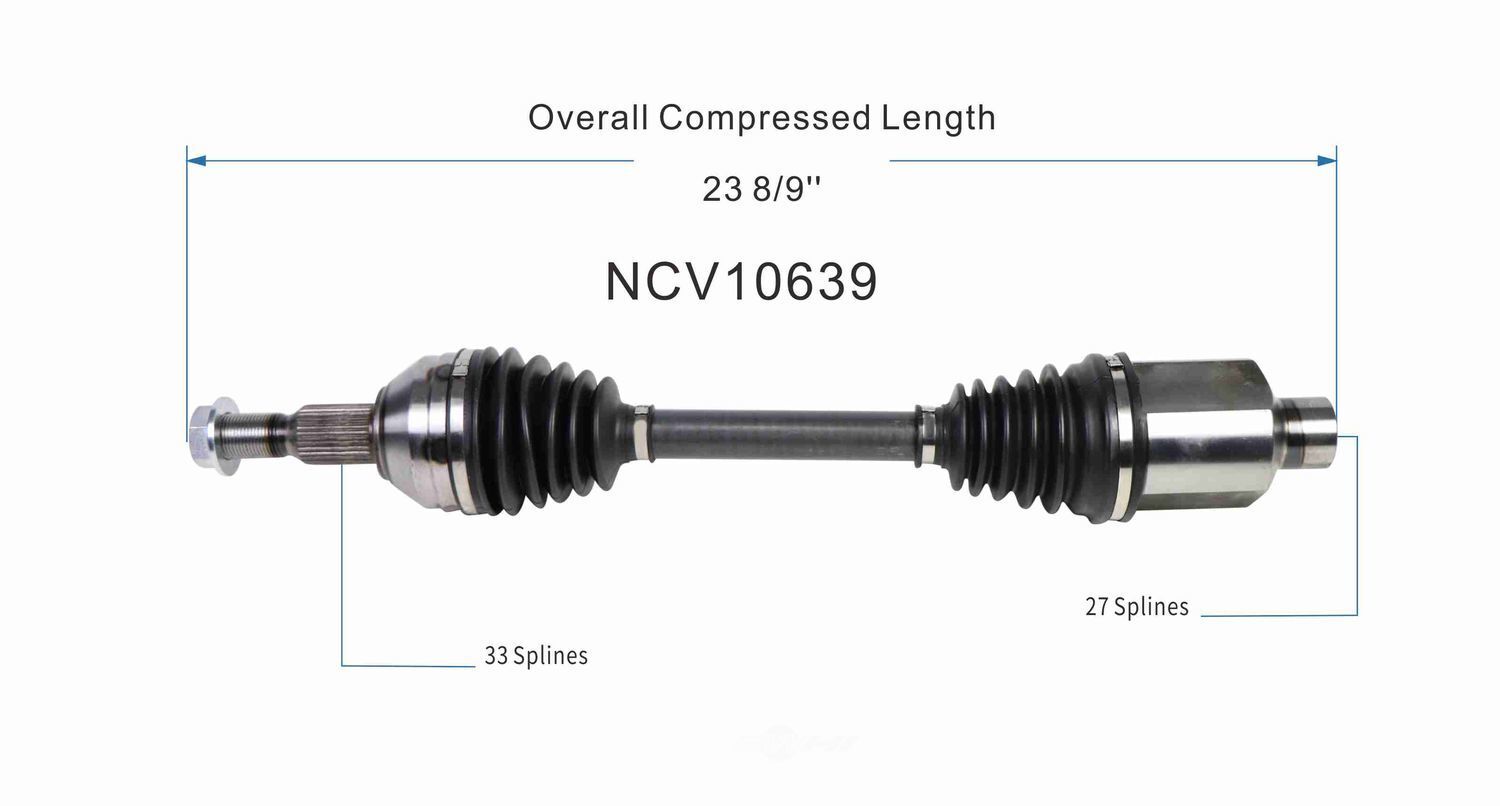 Right New CV Complete Assy   GSP North America   NCV10639