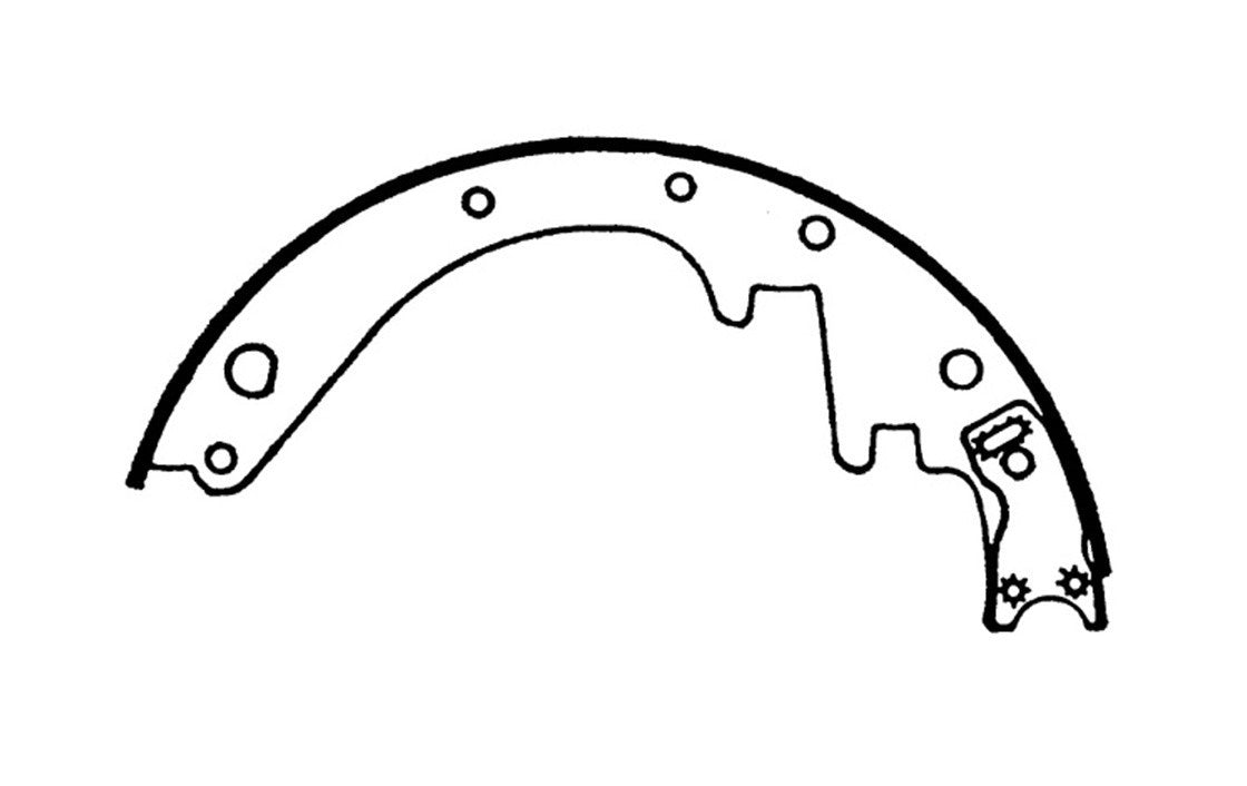 Rr Premium Brake Shoes  Centric Parts  111.02830