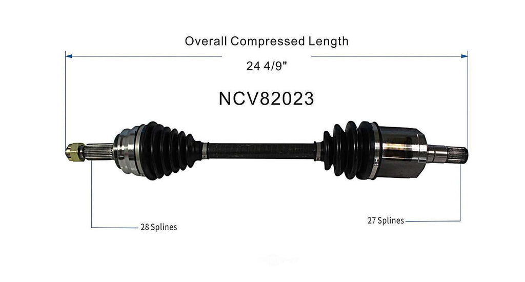 Left New CV Complete Assy   GSP North America   NCV82023