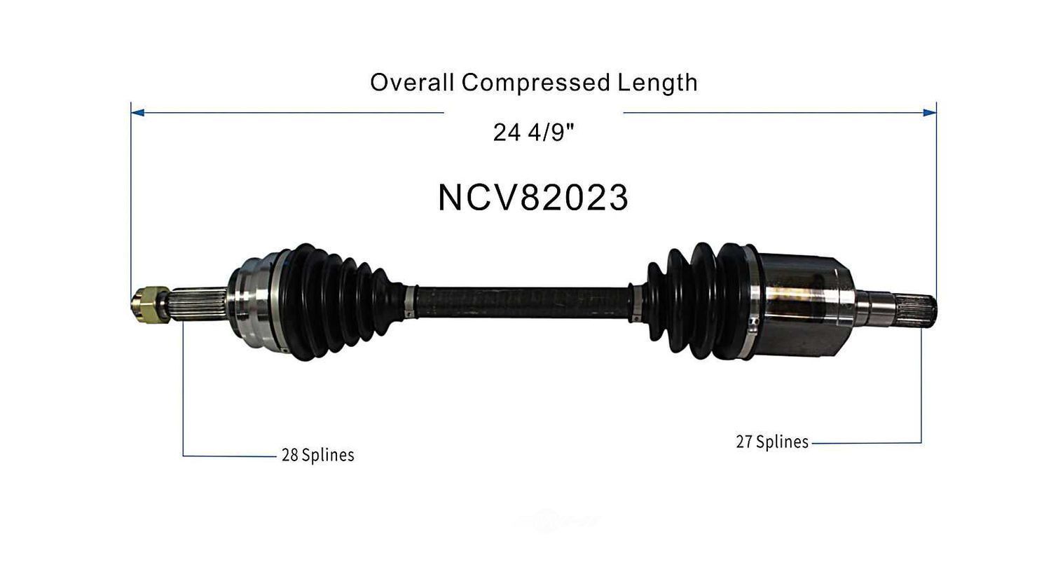 Left New CV Complete Assy   GSP North America   NCV82023