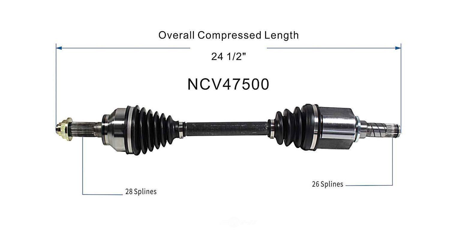Left New CV Complete Assy   GSP North America   NCV47500