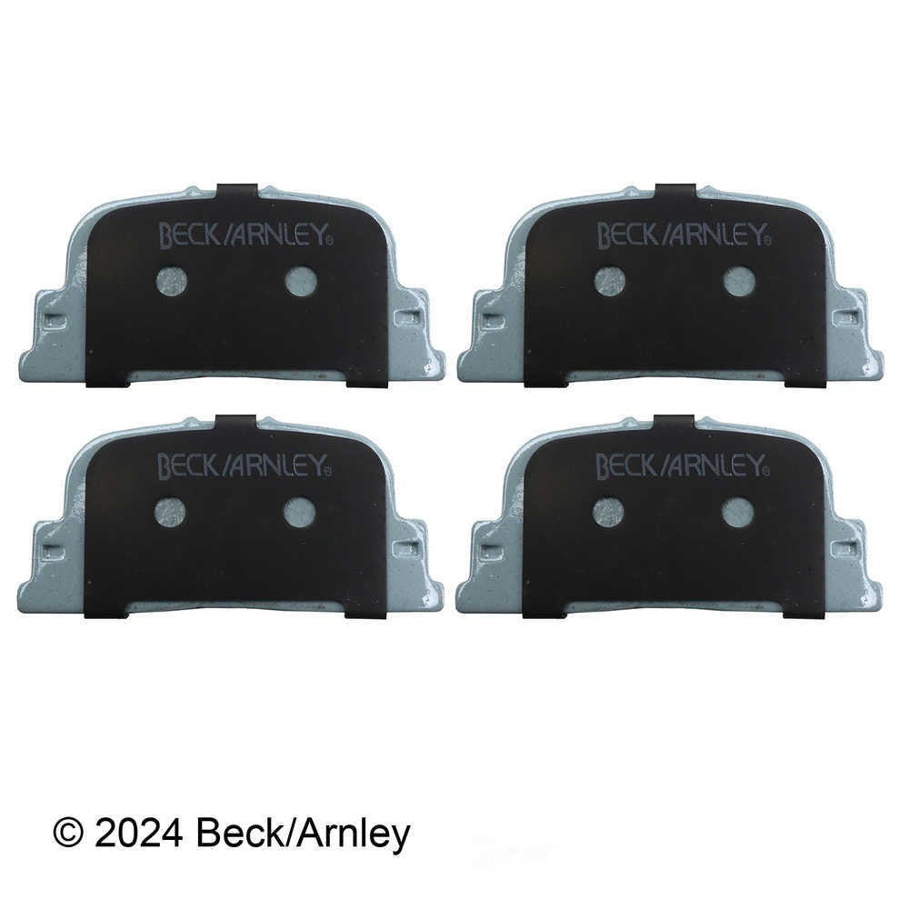 Rr Prem Brake Pads  Beck/Arnley  085-1670