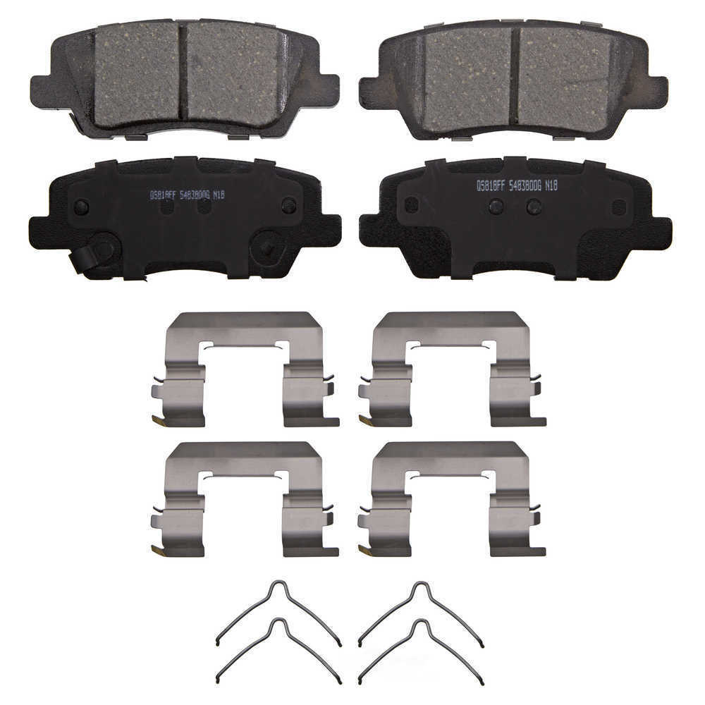 Rr Ceramic Brake Pads  Wagner  ZD1839