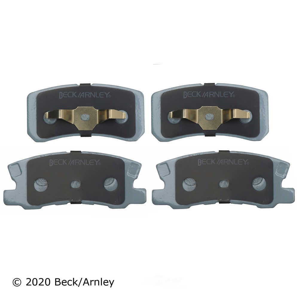 Rr Prem Brake Pads  Beck/Arnley  085-1680