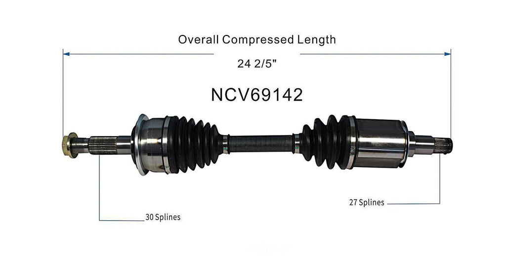 Axle Shaft Assy- CV Shaft   GSP North America   NCV69142