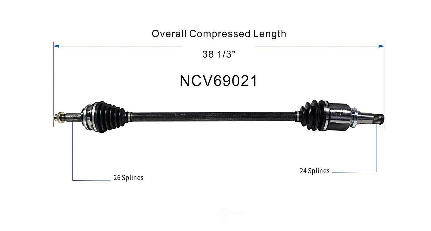 Right New CV Complete Assy   GSP North America   NCV69021