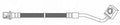 Rr Brake Hose  Centric Parts  150.58317