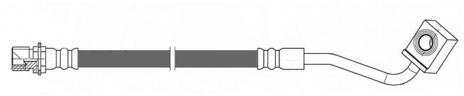 Rr Brake Hose  Centric Parts  150.58317