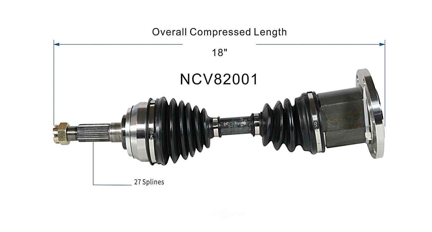 Axle Shaft Assy- CV Shaft   GSP North America   NCV82001