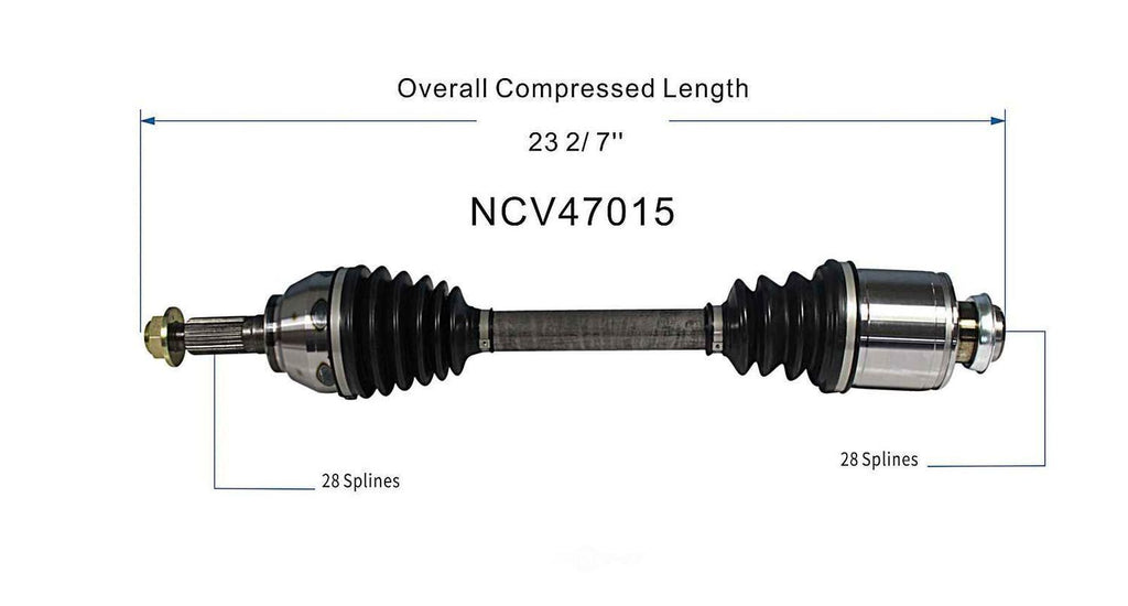 Right New CV Complete Assy   GSP North America   NCV47015
