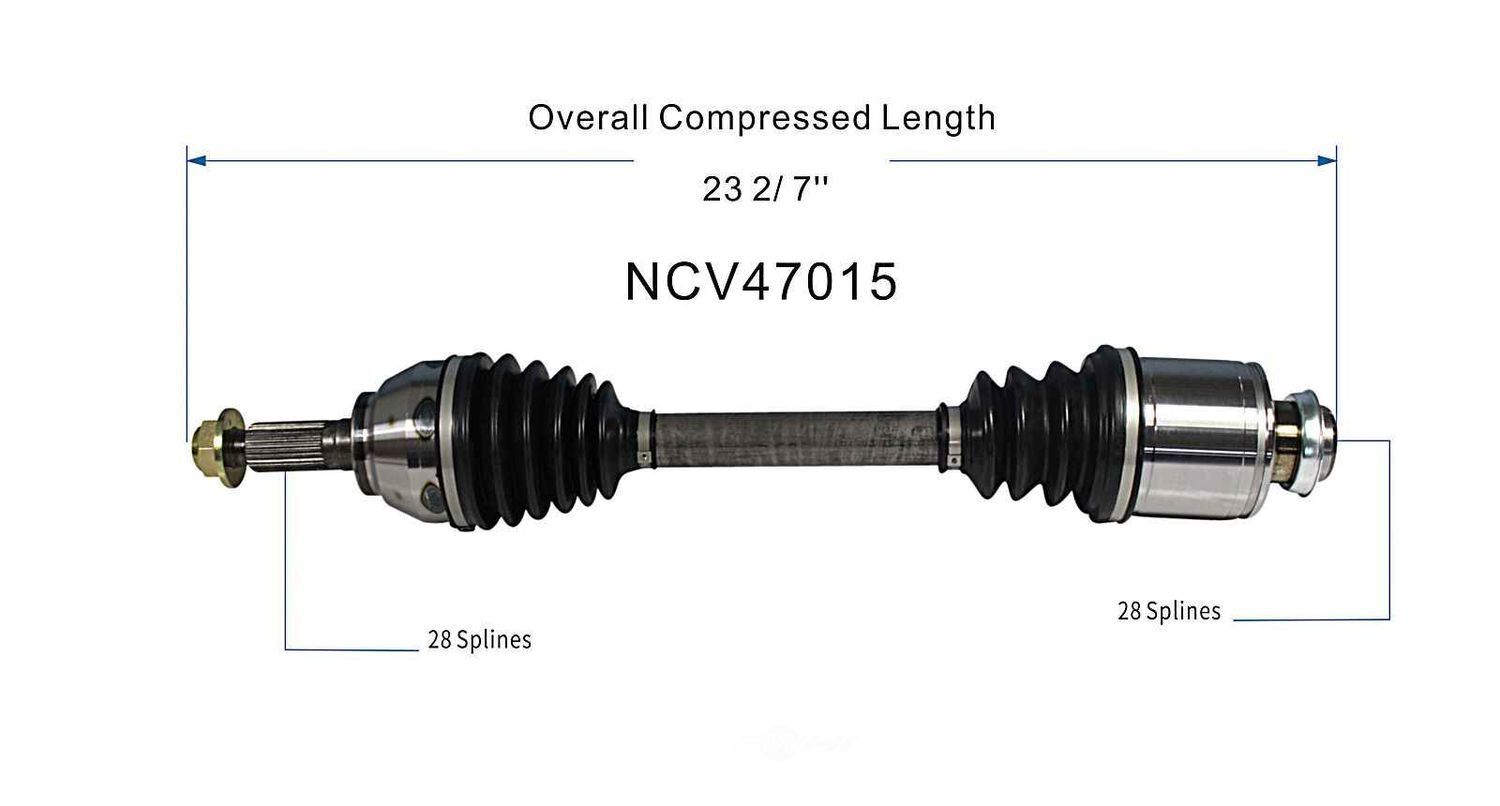 Right New CV Complete Assy   GSP North America   NCV47015