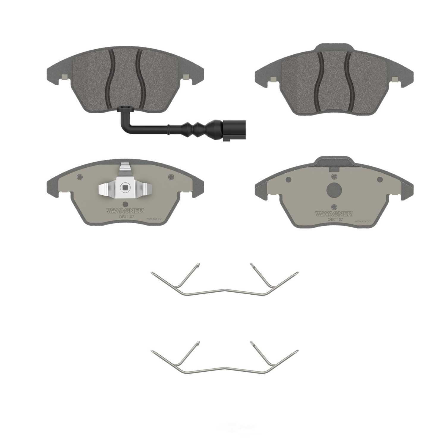 Frt Premium Ceramic Brake Pads  Wagner  OEX1107