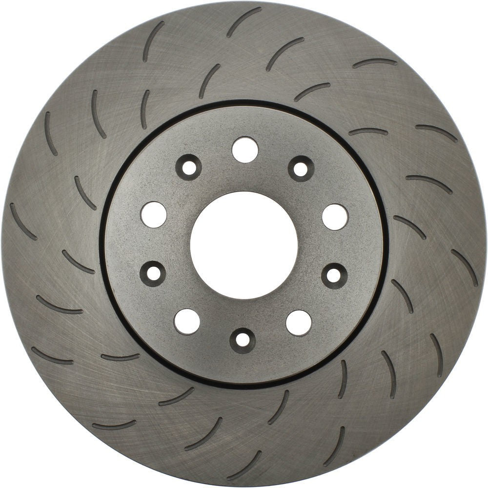 Frt Slotted Brake Rotor  Centric Parts  226.62162