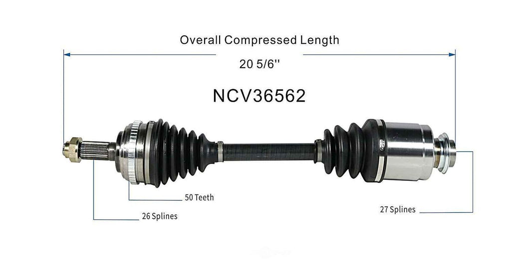Right New CV Complete Assy   GSP North America   NCV36562