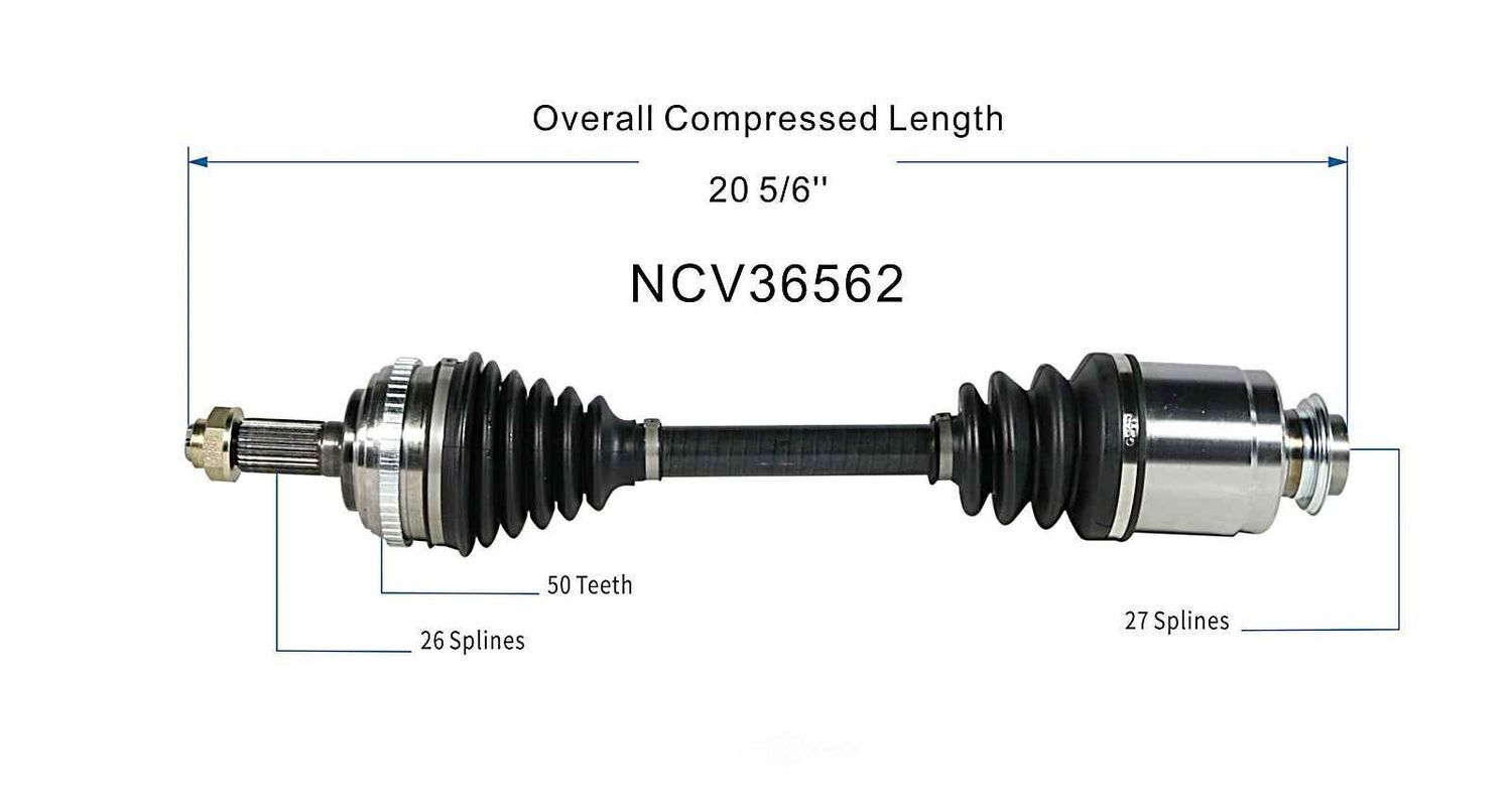 Right New CV Complete Assy   GSP North America   NCV36562