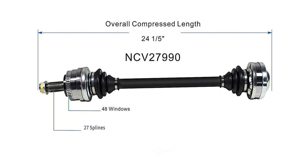 Left New CV Complete Assy   GSP North America   NCV27990