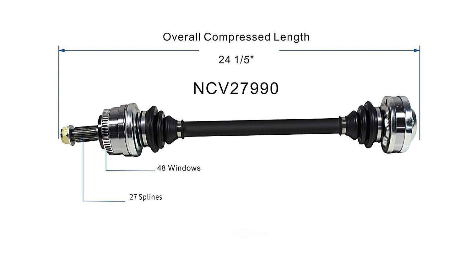 Left New CV Complete Assy   GSP North America   NCV27990