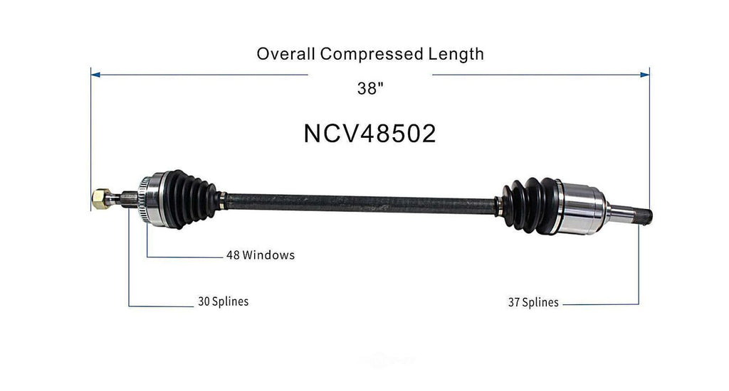 Right New CV Complete Assy   GSP North America   NCV48502