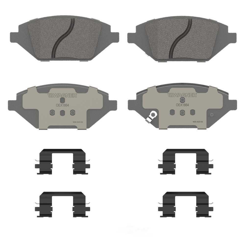 Frt Premium Ceramic Brake Pads  Wagner  OEX1864