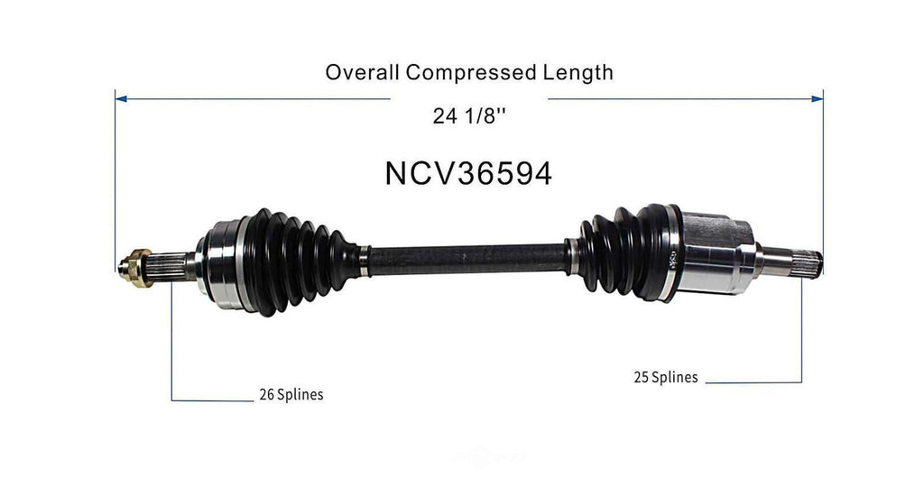Left New CV Complete Assy   GSP North America   NCV36594