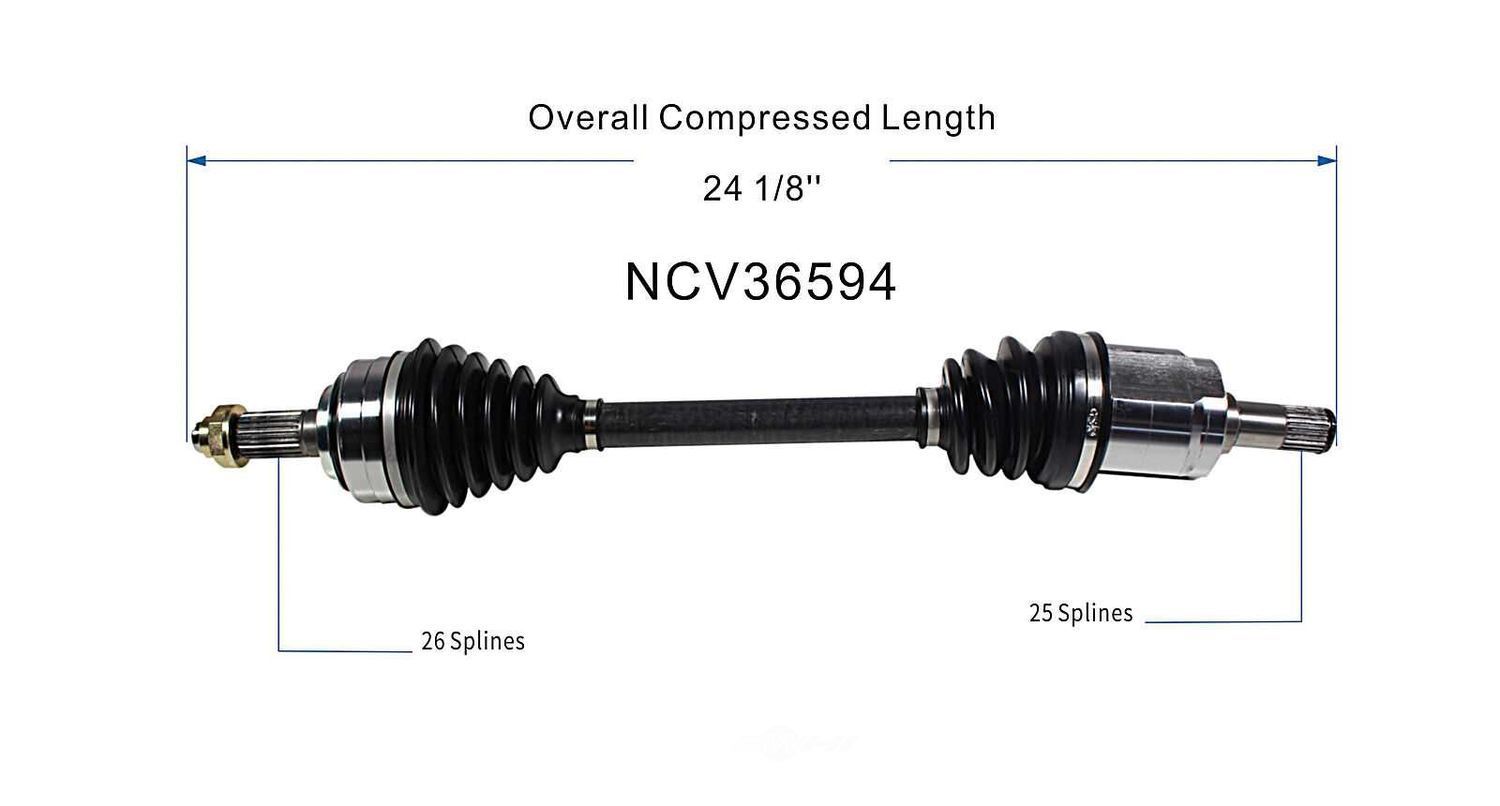 Left New CV Complete Assy   GSP North America   NCV36594