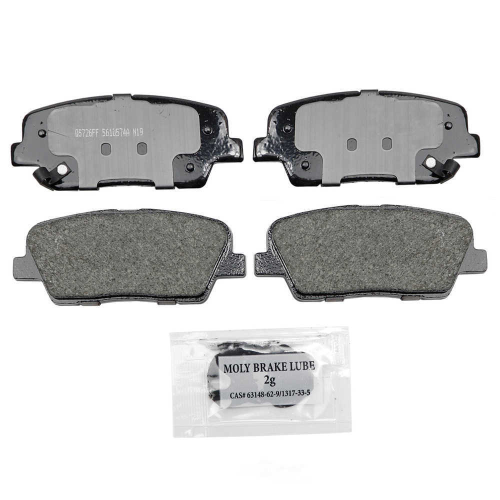 Rr Ceramic Brake Pads  Wagner  ZD1816A