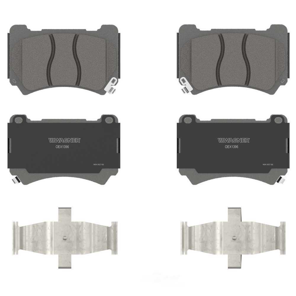 Frt Premium Ceramic Brake Pads  Wagner  OEX1396